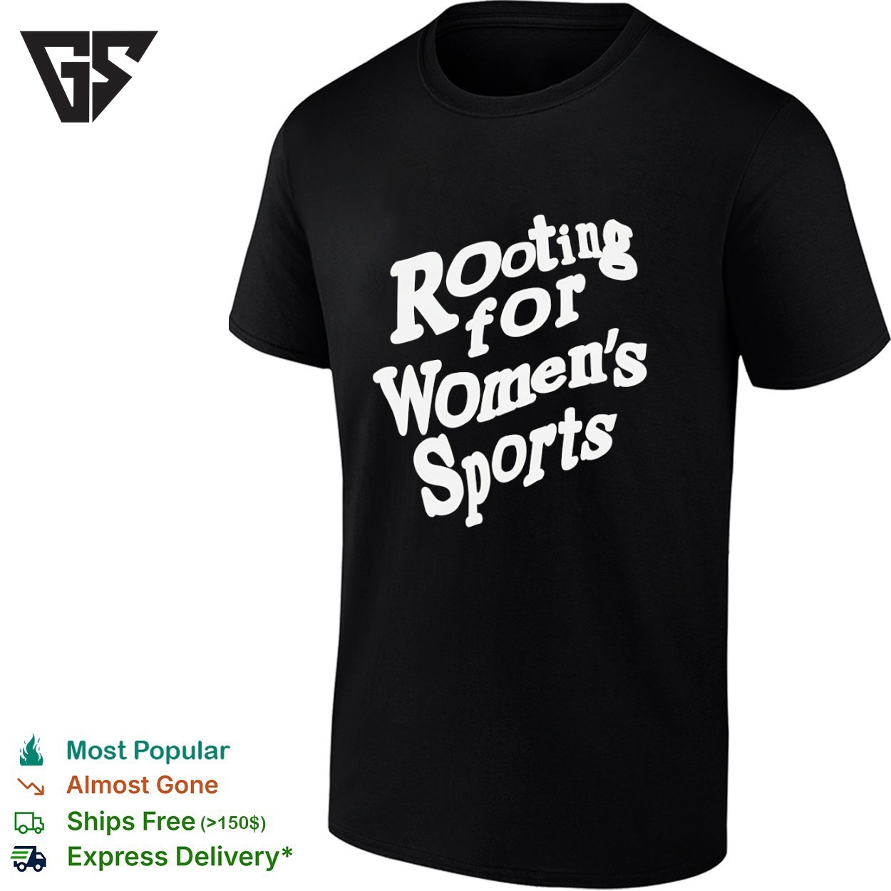 Rooting For Women’s Sports T-Shirt Rooting For Women’s Sports T-Shirt