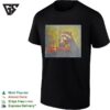 Sad Raccoon Smoking And Drinking Whiskey Retro T-Shirt