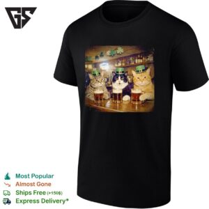 Saint Patrick Cats T-Shirt