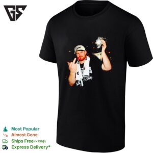 Sam Darnold Flipping The Bird Trophy T-Shirt