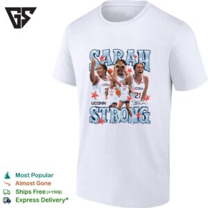 Sarah Strong Uconn Huskies Women’s Basketball Signature Graphic T-Shirt