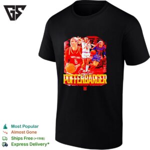 Saylor Poffenbarger Maryland Basketball Player 6 Collage T-Shirt