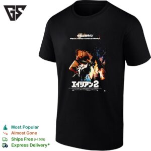 Sci Fi Movie Aliens Alien 2 Japanese Movie 1986 T-Shirt