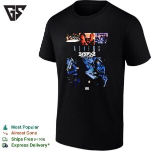 Sci Fi Movie Aliens Alien 2 Japanese Movie Poster T-Shirt