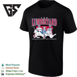 Scott Wedgewood And Mackenzie Blackwood The Lumberyard Colorado Avalanche Signature T-Shirt