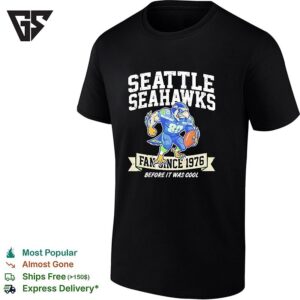 Seattle Seahawks Fan Since 1976 Before It Was Cool Retro T-Shirt
