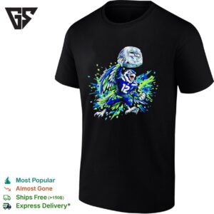 Seattle Seahawks Football 2026 Champion Hawk Mascot Victory Ring T-Shirt