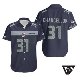 Seattle Seahawks Kam Chancellor 31 Hawaiian Shirt
