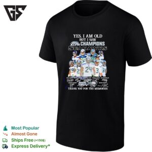 Seattle Seahawks Players Yes I Am Old But I Saw Xlviii Champions T-Shirt