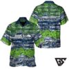 Seattle Seahawks Tropical Lagoon Hawaiian Shirt