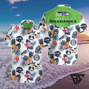 Seattle Seahawks Tropical Paradise Hawaiian Shirt
