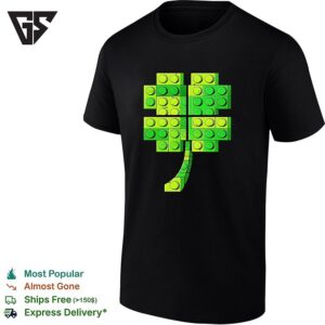 Shamrock Building Clover Blocks St Patrick’s Day T-Shirt