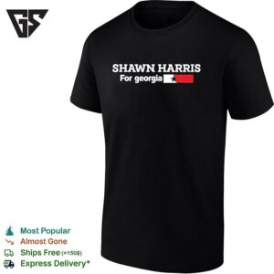 Shawn Harris For Georgia Harris Corporation Logo T-Shirt