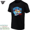 Skull With Eyes Blazing Austin 3 16 Skull Says I Just Whooped Your Ass T-Shirt