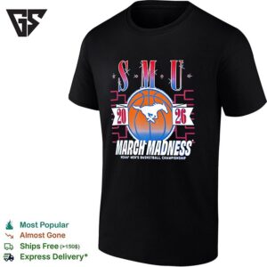 Smu Mustangs Men’s Basketball NCAA Championship March Madness 2026 T-Shirt