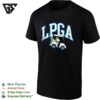 Snoopy And Woodstock Driving Golf Cart Lpga T-Shirt