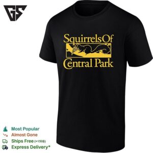 Squirrels Eating Pizza Squirrels Of Central Park Retro T-Shirt