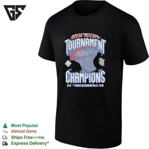 St John’s Red Storm Men’s Basketball 2026 Big East Tournament Champions Locker Room T-Shirt