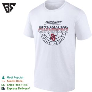 St John’s Red Storm Men’s Basketball Big East Conference Regular Season Champions 2024 2025 T-Shirt