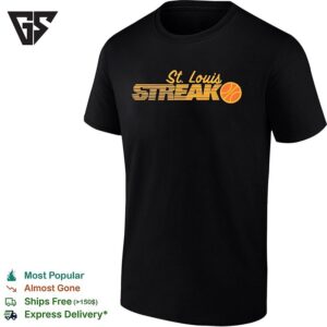 St. Louis Streak Women’s Professional Basketball League Retro T-Shirt
