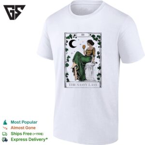 St .patrick’s Day The Sassy Lass Tarot Card T-Shirt