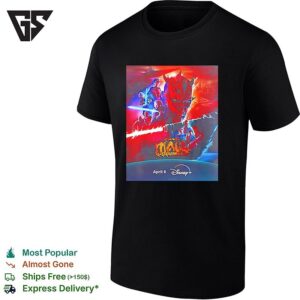 Star Wars Maul Shadow Lord On Disney Plus On April 6 2026 Poster T-Shirt