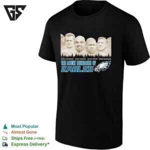 Steve Van Buren Brian Dawkins Reggie White Chuck Bednarik The Mount Rushmore Of Philadelphia Eagles T-Shirt