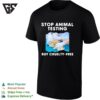 Stop Animal Testing Buy Cruelty Free Graphic T-Shirt