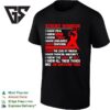 Stroke Warrior I Know Pain I Know Fear I Know Tears Red Ribbon T-Shirt