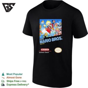 Super Mario Bros Actions Series Nintendo European Version T-Shirt