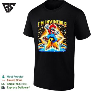 Super Mario I’m Invincible Graphic T-Shirt