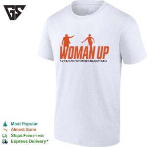 Syracuse Orange 2026 Women’s Basketball Woman Up Shooting T-Shirt