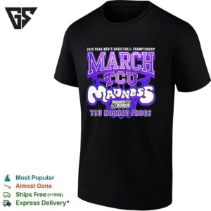Tcu Horned Frogs 2026 NCAA Men’s Basketball Championship March Madness Graphic T-Shirt