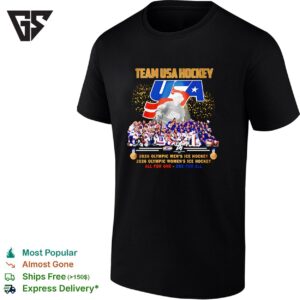 Team USA Hockey 2026 Olympic Men’s Ice Hockey 2026 Olympic Women’s Ice Hockey Graphic T-Shirt