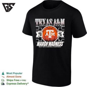 Texas A&ampm Aggies Men’s Basketball NCAA Championship March Madness 2026 T-Shirt