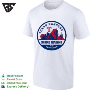 Texas Rangers Levelwear Spring Training Badge Luxe Signature Knit T-Shirt