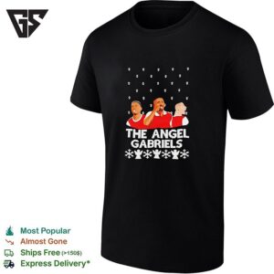 The Angel Gabriels Christmas Soccer Players Snowflakes T-Shirt