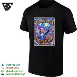 The Benjamin Franklin Electric Kite Experience Graphic T-Shirt