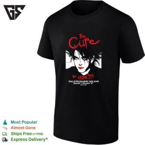 The Cure The Kissing Tour Palatrussardi Milan 1 12 1987 T-Shirt
