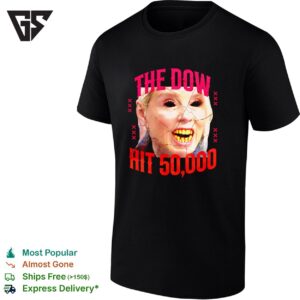 The Dow Hit 50000 Anti Pam Bondi Protest Epstein Files Graphic T-Shirt