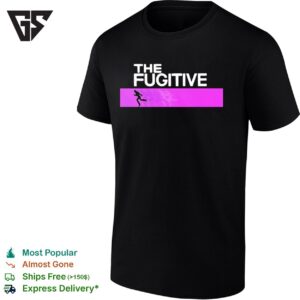 The Fugitive Running On Purple Bar T-Shirt
