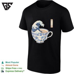 The Great Kanagawa Tea Cup T-Shirt