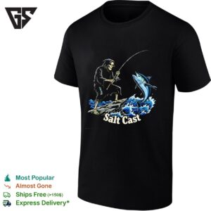 The Grim Reaper Fishing For Tuna On Sea Salt Cast T-Shirt