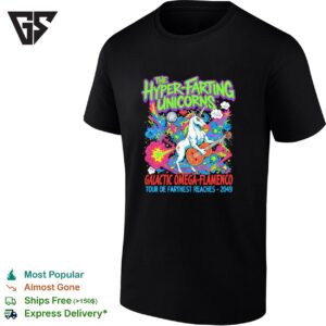 The Hyper-Farting Unicorns Galactic Omega Flamenco Tour De Farthest Reaches 2049 T-Shirt