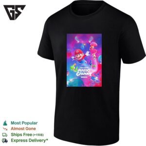 The Super Mario Galaxy Movie Epic Cosmic Adventure Poster T-Shirt