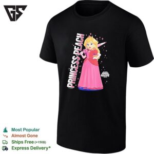 The Super Mario Galaxy Movie Galatic Princess Peach T-Shirt