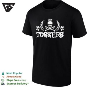 The Tossers Band Skull Skeleton T-Shirt