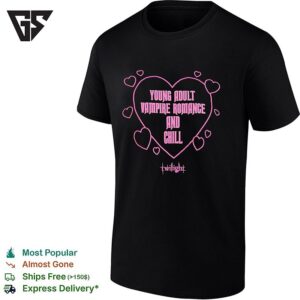 The Twilight Saga Young Adult Vampire Romance And Chill Heart Shape T-Shirt