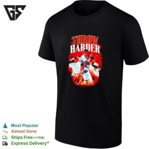 Throw Harder Blazing Graphic T-Shirt
