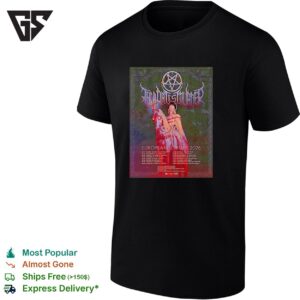 Thy Art Is Murder Year Of The Fire Horse European Summer 2026 Tour Poster T-Shirt